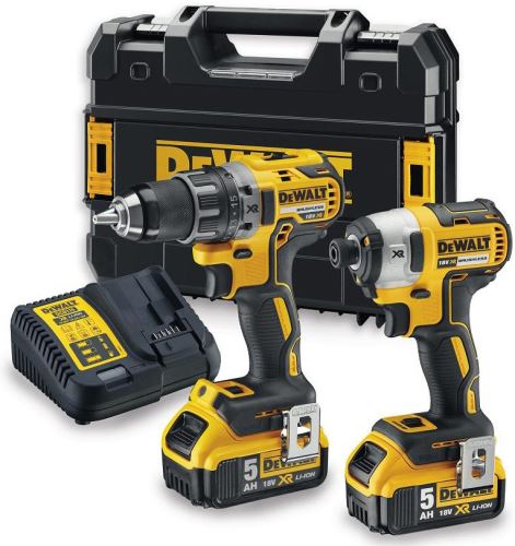 Juego de herramientas a batería DeWALT Combo 18V 2x5.0 Ah DCK268P2T