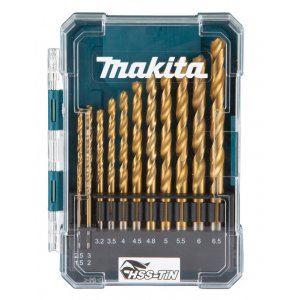 Juego de brocas MAKITA HSS-TiN Económicas para metal 13 piezas D-72855