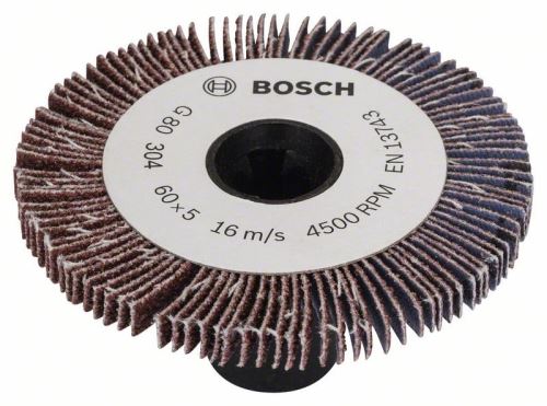 BOSCH Rodillo de láminas 5 mm, grano 80 1600A00150