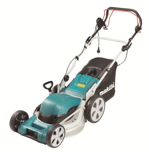 Cortacésped eléctrico Makita con accionamiento 46cm, 1800W (EM463S) ELM4621