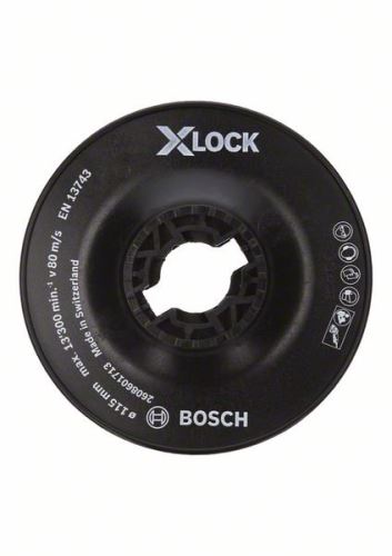 BOSCH X-LOCK Placa trasera, gruesa 115 mm, 13.300 rpm 2608601713