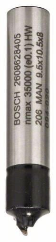 BOSCH Fresa socavada 8 mm, R1 3,2 mm, D 9,5 mm, L 10,2 mm, G 41 mm 2608628405