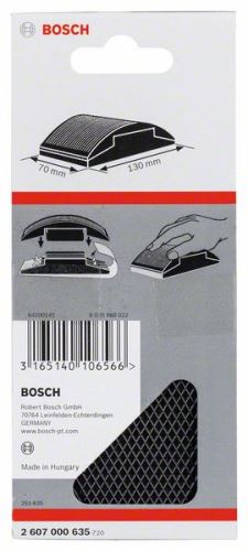 BOSCH Bloque para rectificado manual 70 x 130 mm 2607000635