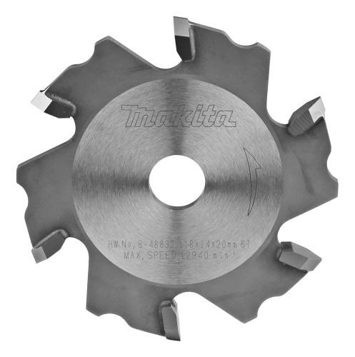 MAKITA fresa 90° 6Z para paneles de aluminio CA5000 B-48832