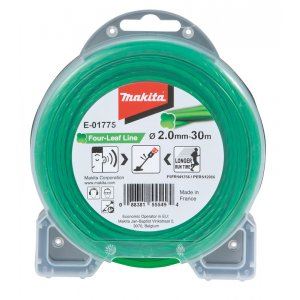 Cuerda MAKITA nylon 2,0 mm, verde, 30m, especial para máquinas de batería E-01775