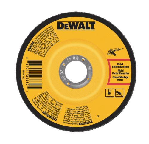 DeWALT Disco de corte para metal 115 x 6 x 22,23 mm DWA4514SIA