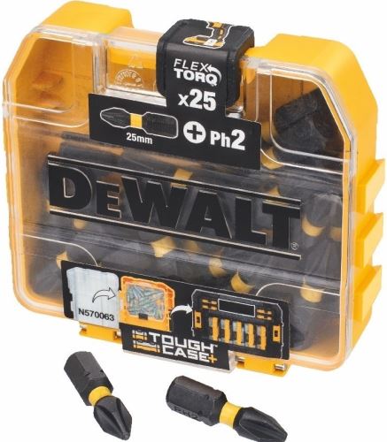 Juego de puntas DeWALT Ph 2 FLEXTORQ (25 piezas) DT70555T