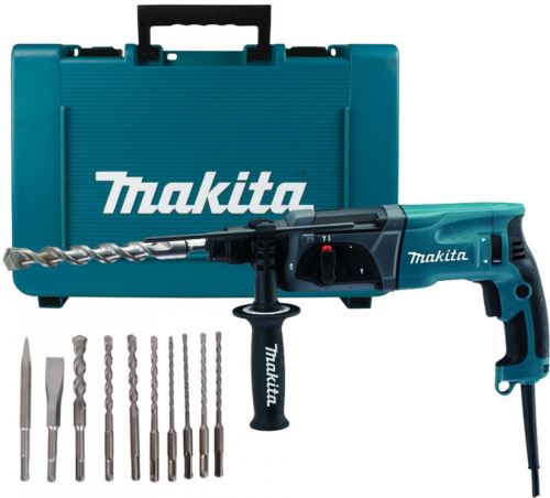 Makita Martillo combinado con accesorios 2.4J, 780W HR2470X16