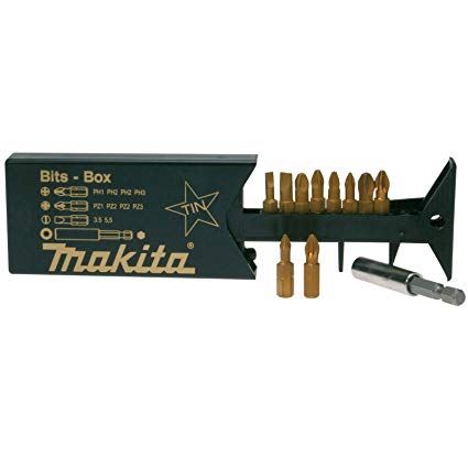 Juego de puntas MAKITA TIN, extensión, PH, PZ, planas 11 piezas P-49046