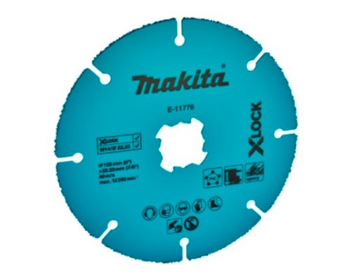 Disco de corte diamantado MAKITA TCT X-Lock 125x2x22,23 mm E-11776