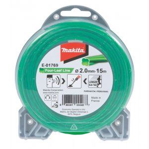 Cuerda MAKITA nylon 2,0 mm, verde, 15 m, especial para máquinas de batería E-01769