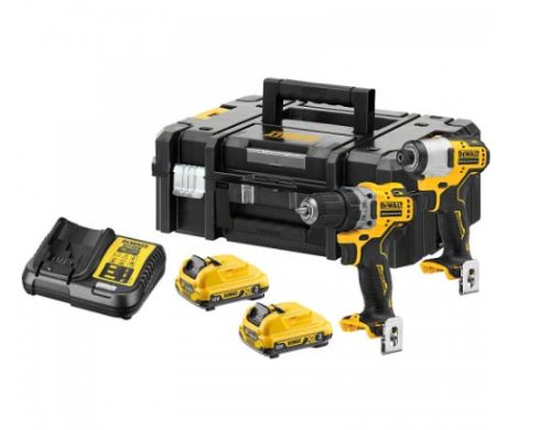 DeWALT Conjunto combinado de herramientas a batería 12V DCK2110L2T