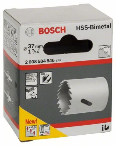 BOSCH Perforadora bimetálica HSS para adaptador estándar 37 mm, 1 7/16" 2608584846