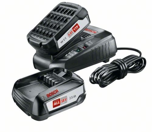 BOSCH Kit de arranque 18 V 2x (2,5 Ah + AL 1830 CV) 1600A011LD