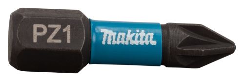 MAKITA punta de torsión 1/4" IMPACT NEGRO PZ1, 25 mm 2 piezas B-63638