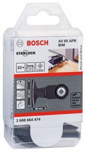 BOSCH RB – 10 piezas AII 65 APB 40 x 65 mm 2608664474