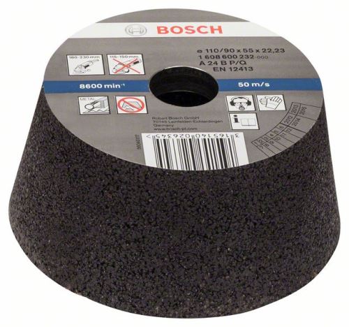 BOSCH Recipiente para moler, cónico - metal/hierro fundido 90 mm, 110 mm, 55 mm, 24 1608600232