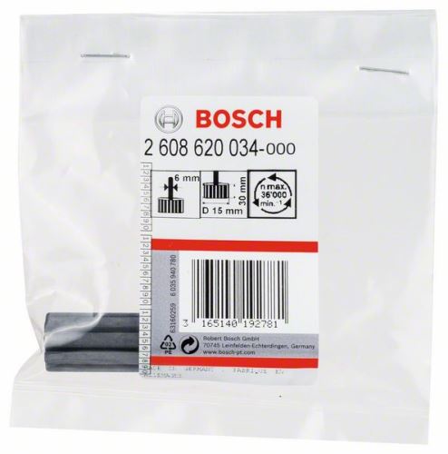 BOSCH Vástago de sujeción para anillos abrasivos 15 mm, 30 mm 2608620034