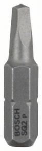 BOSCH Punta de destornillador extra dura Extra-Hart R2, 25 mm (3 uds) 2608521109