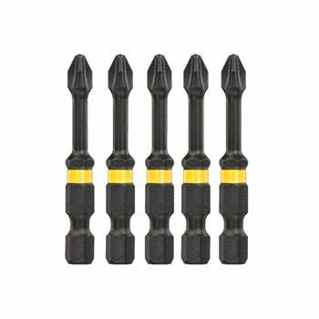 Juego de puntas DeWALT EXTREME TORSION Ph2, 50 mm (5 piezas) DT7998T