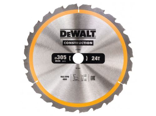 DeWALT Hoja de sierra 305 x 30 mm, 24 dientes, para madera DT1958