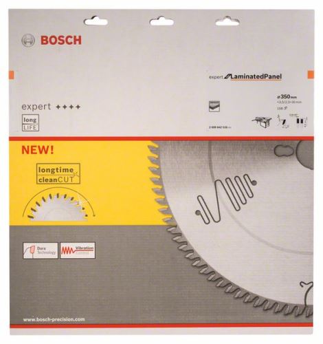 BOSCH Hoja de sierra Expert para panel laminado 350 x 30 x 3,5 mm, 108 2608642518