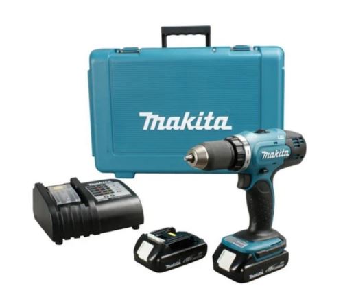 Makita Atornillador de impacto inalámbrico Li-ion LXT 18V/1.5Ah DHP453SYE