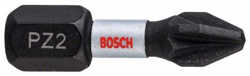 BOSCH PZ2 Broca de control de impacto 25 mm, 2 piezas 2608522401