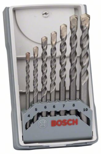 BOSCH Juego de brocas para hormigón de 7 piezas CYL-3 4; 5; 6; 6; 7; 8; 10mm 2607017082