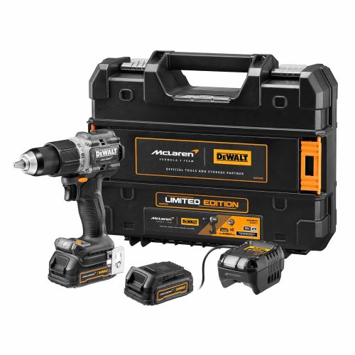 Taladro percutor Dewalt Aku 18V 1.7Ah McLaren Design DCD85ME2GT