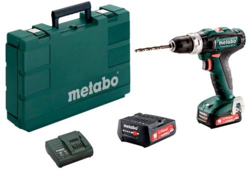 METABO Taladro percutor inalámbrico PowerMaxx SB 12 12 V, 601076500