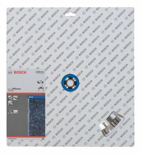 BOSCH Disco de corte de diamante Best for Stone 350 x 20,00+25,40 x 3,2 x 15 mm 2608602648