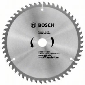 BOSCH Hoja de sierra Eco para Aluminio 190x2,2/1,6x20 54T 2608644390