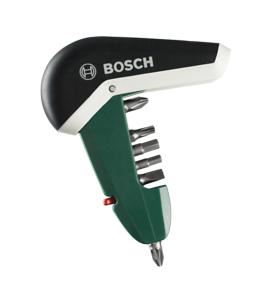 BOSCH Juego de destornilladores compactos de 7 piezas con destornillador 2607017180