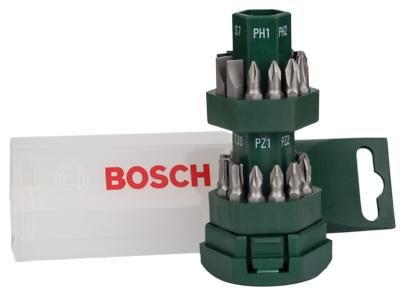 BOSCH Juego de puntas de destornillador "Big Bit" 25 piezas 2607019503