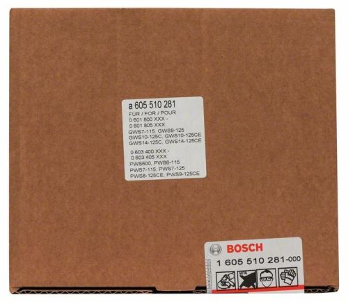 BOSCH Tapas extractoras para rectificado 125 mm 1605510281