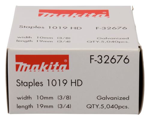 Clip MAKITA 10x19 mm, 5040 uds, T22 F-32676