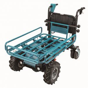 Makita Carro de transporte de baterías Li-ion LXT 2x18V, sin batería Z DCU604Z