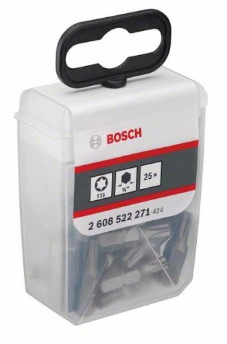 BOSCH Caja TicTac T25 extra dura T 25, 25 mm (25 uds) 2608522271