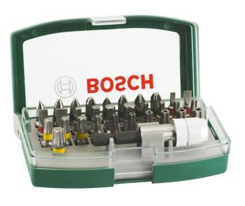 BOSCH Juego de puntas de destornillador codificadas por colores de 32 piezas - Bricolaje 2607017560