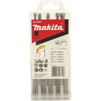 Juego de brocas MAKITA SDS-Plus D 5,5;6;6,5;8;10 mm, 5 piezas B-57037