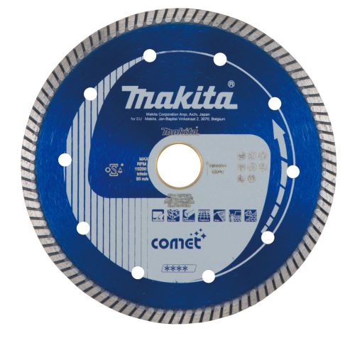 MAKITA Disco de corte diamantado Comet Turbo 150x22,23 mm B-13007