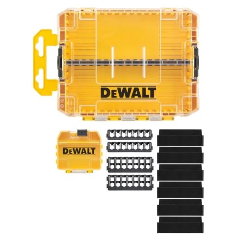 Kit de estuche rígido mediano DeWALT (más estuche, compartimentos y soportes) DT70802