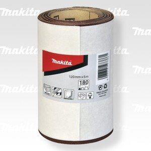 Papel de lija MAKITA 120 mm K40 rollo 5m P-38102