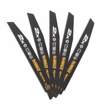 Hoja de sierra bimetálica DeWALT EXTREME para madera con clavos, 152 mm (5 uds) DT2300L