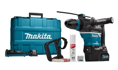 Martillo inalámbrico Makita SDS-Max con AWS Li-ion XGT 40V/4.0Ah, estuche HR005GM202