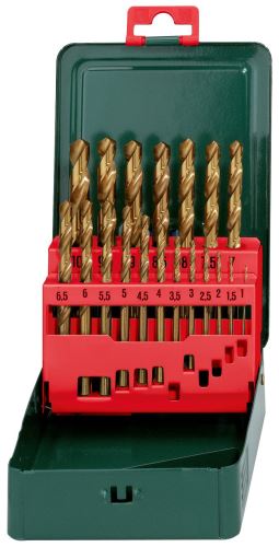 METABO Juego de brocas de promoción HSS-TiN (19 piezas) 627156000