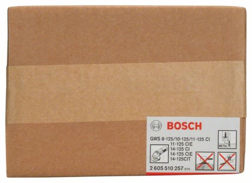 BOSCH Funda protectora con placa de cubierta 125 mm 2605510257