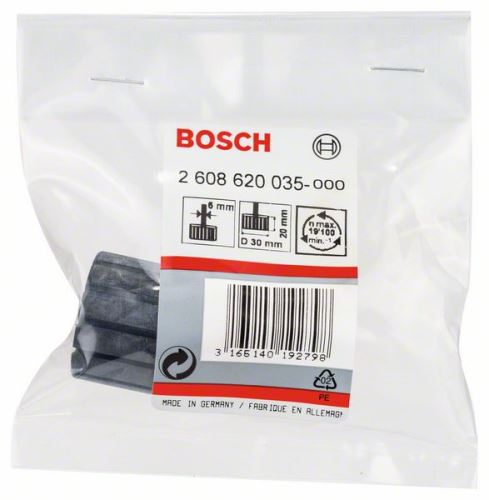 BOSCH Mangos de sujeción para anillos abrasivos; 19 100 máx/mín, 6/30/20 mm 2608620035