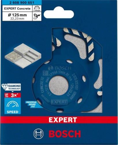 BOSCH EXPERT Disco diamantado HORMIGÓN 125mm 2608900651